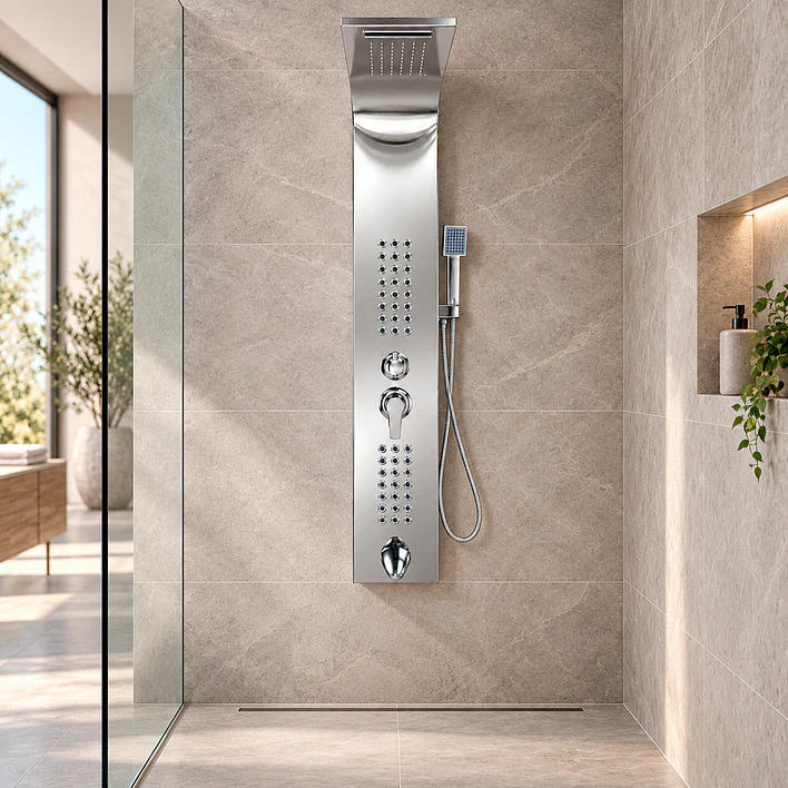 Columna Ducha Deluxe Cromada CD127C 10