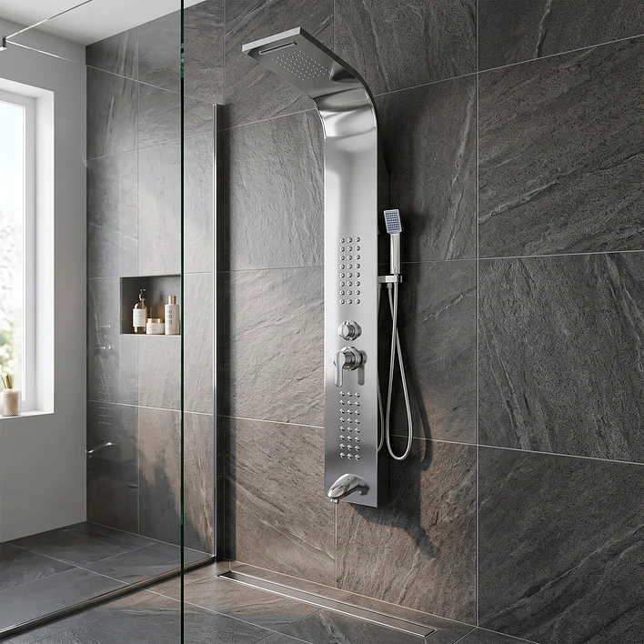 Columna Ducha Deluxe Cromada CD127C 2
