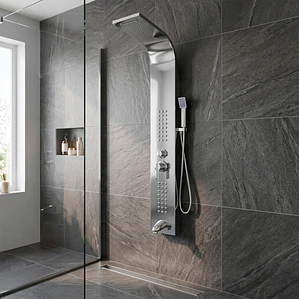 Columna Ducha Deluxe Cromada CD127C
