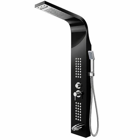 Columna Ducha Deluxe Negra CD127N 5