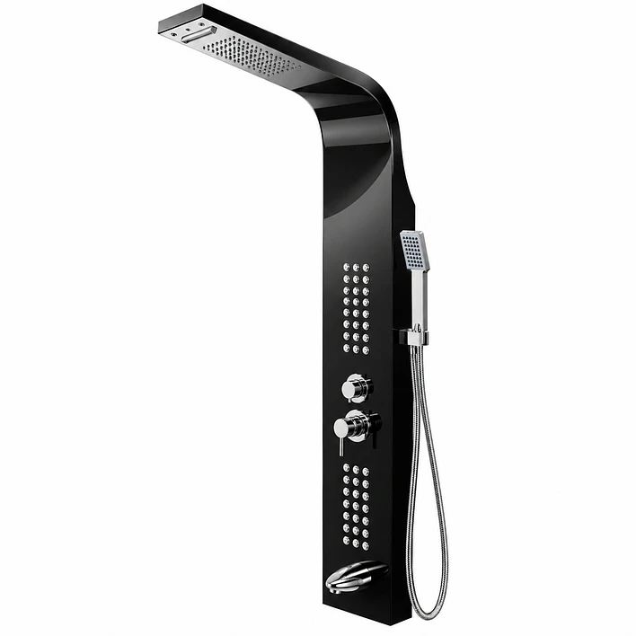 Columna Ducha Deluxe Negra CD127N 5