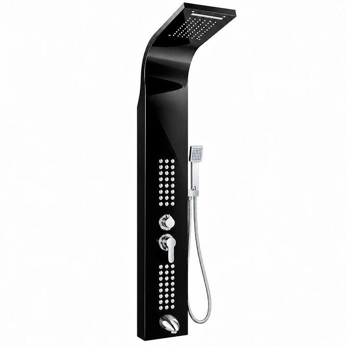 Columna Ducha Deluxe Negra CD127N 9