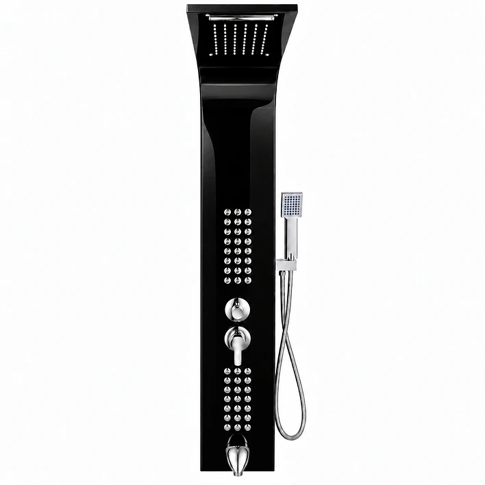 Columna Ducha Deluxe Negra CD127N 4
