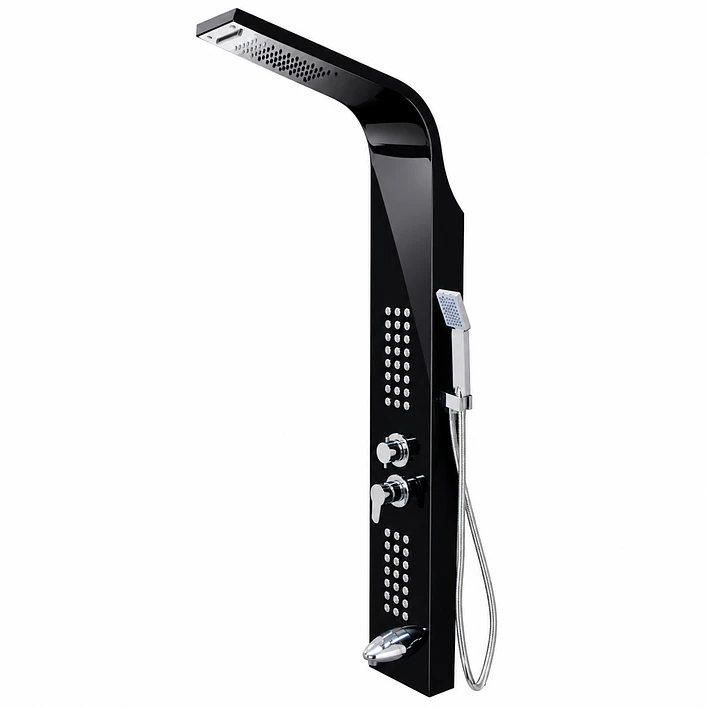 Columna Ducha Deluxe Negra CD127N 10