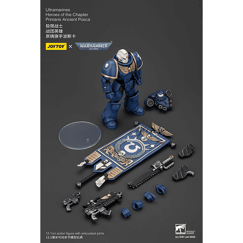 Ultramarines Héroes del Capítulo Primaris Antiguo Posca 8