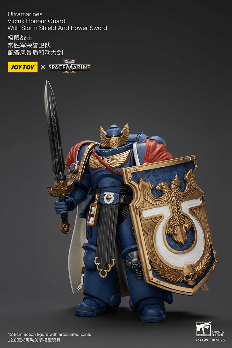 Ultramarines Guardia de Honor Victrix con Escudo de Tormenta y Espada de Poder 4