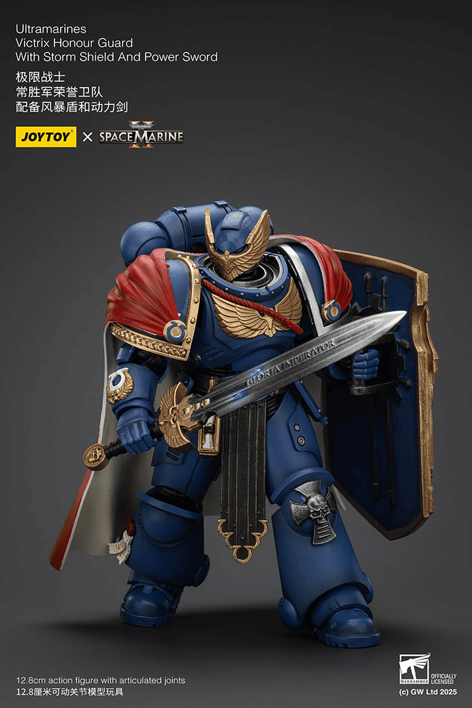 Ultramarines Guardia de Honor Victrix con Escudo de Tormenta y Espada de Poder 7