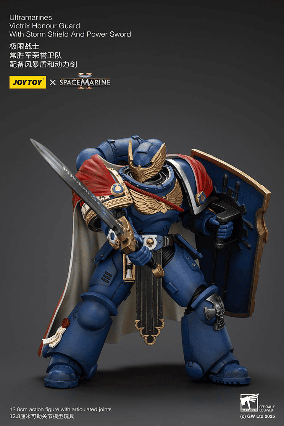 Ultramarines Guardia de Honor Victrix con Escudo de Tormenta y Espada de Poder 8