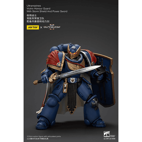 Ultramarines Guardia de Honor Victrix con Escudo de Tormenta y Espada de Poder 11