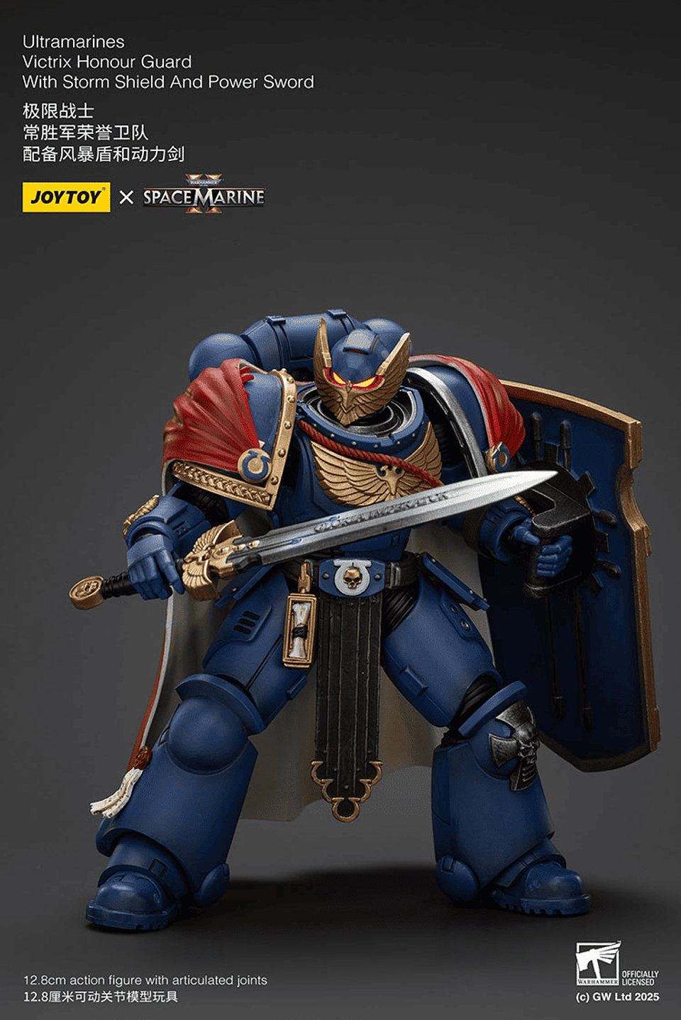 Ultramarines Guardia de Honor Victrix con Escudo de Tormenta y Espada de Poder 11
