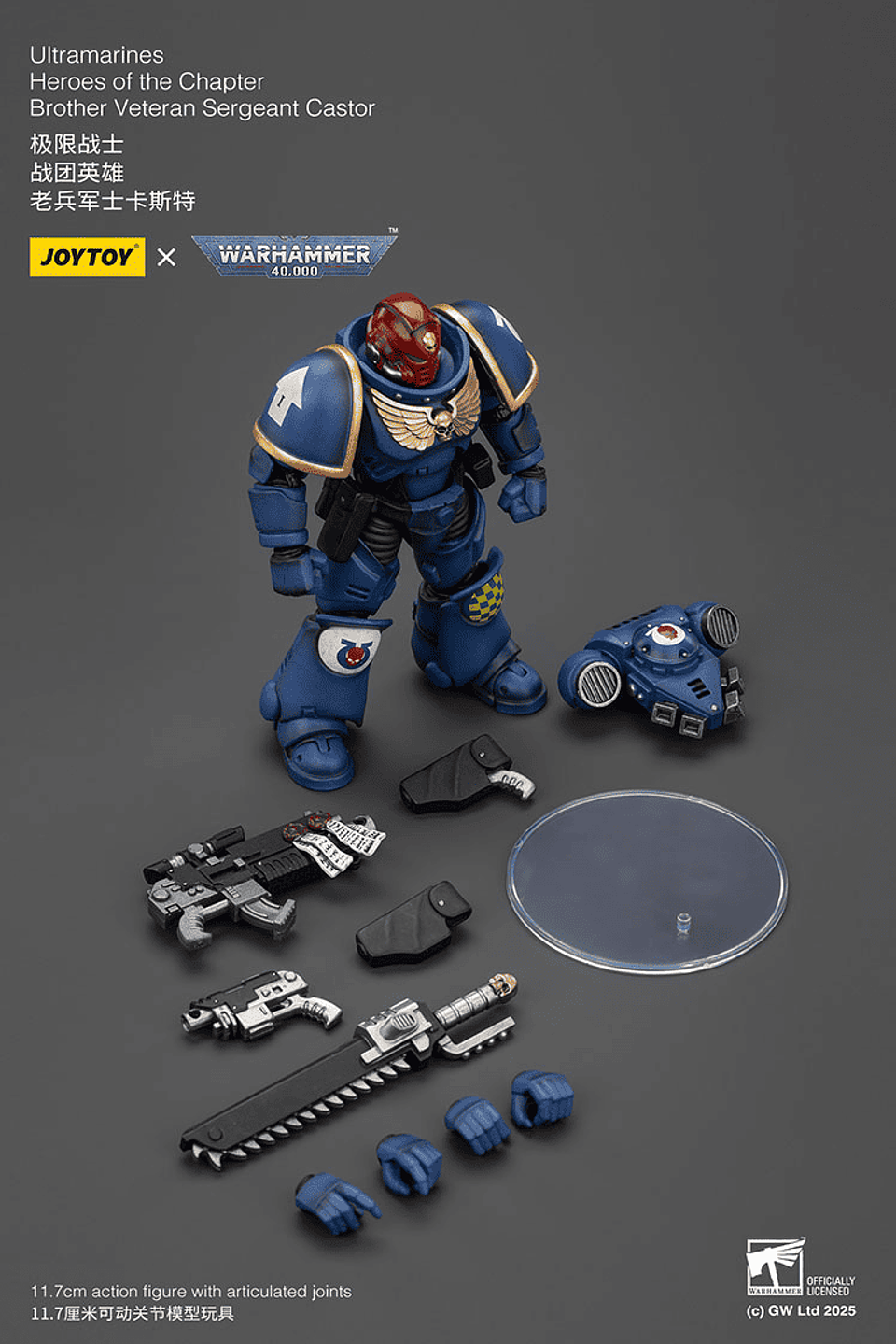Ultramarines Héroes del Capítulo Hermano Veterano Sargento Castor 8
