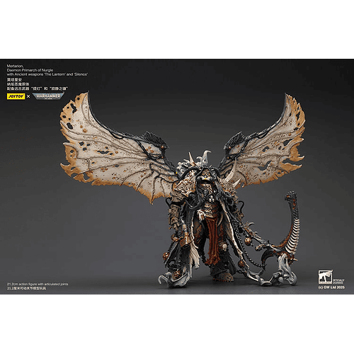 Demonio de Nurgle Primarca Mortarion Con las armas ancestrales 'La Linterna' y 'Silencio'. 2