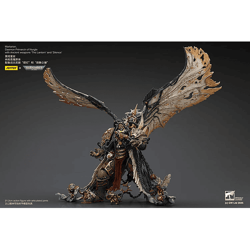 Demonio de Nurgle Primarca Mortarion Con las armas ancestrales 'La Linterna' y 'Silencio'. 5