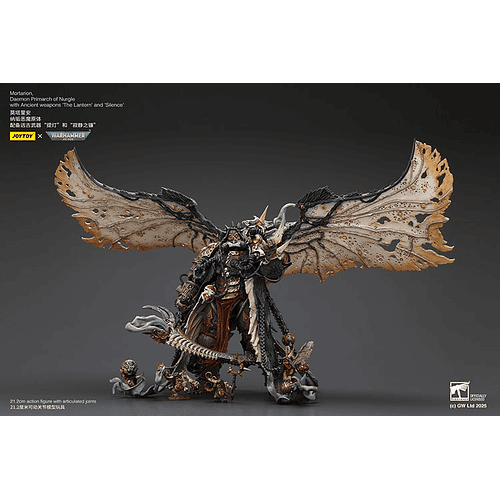Demonio de Nurgle Primarca Mortarion Con las armas ancestrales 'La Linterna' y 'Silencio'. 6