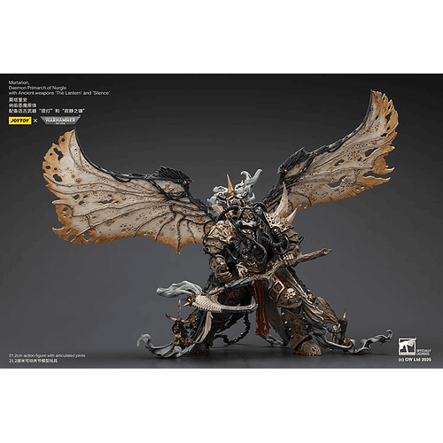 Demonio de Nurgle Primarca Mortarion Con las armas ancestrales 'La Linterna' y 'Silencio'. 7