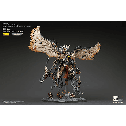 Demonio de Nurgle Primarca Mortarion Con las armas ancestrales 'La Linterna' y 'Silencio'. 8