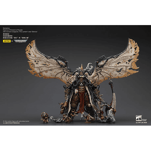 Demonio de Nurgle Primarca Mortarion Con las armas ancestrales 'La Linterna' y 'Silencio'. 11