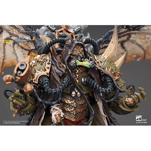 Demonio de Nurgle Primarca Mortarion Con las armas ancestrales 'La Linterna' y 'Silencio'. 14