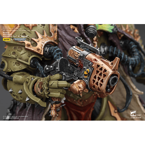 Demonio de Nurgle Primarca Mortarion Con las armas ancestrales 'La Linterna' y 'Silencio'. 16