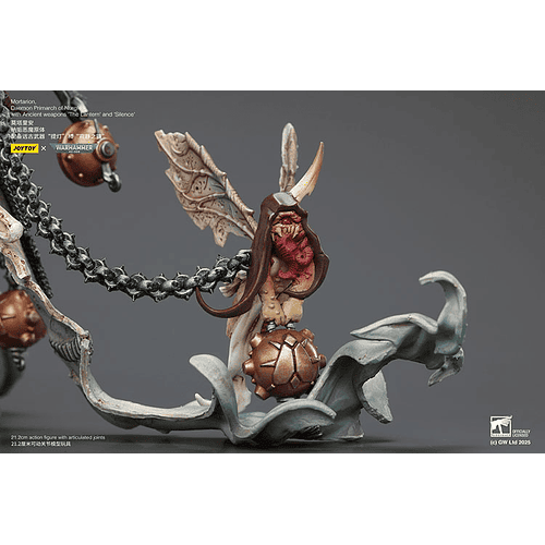 Demonio de Nurgle Primarca Mortarion Con las armas ancestrales 'La Linterna' y 'Silencio'. 18
