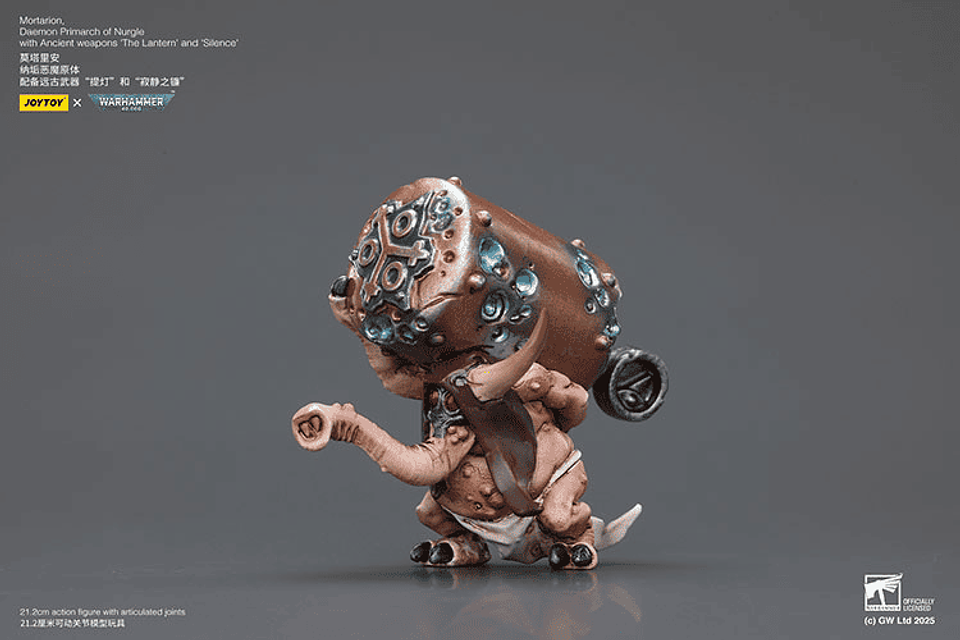 Demonio de Nurgle Primarca Mortarion Con las armas ancestrales 'La Linterna' y 'Silencio'. 20