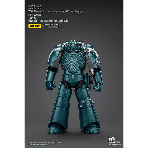Alpha Legion Cazador de Cabezas con Bólter combinado Banestrike y daga de energía 9