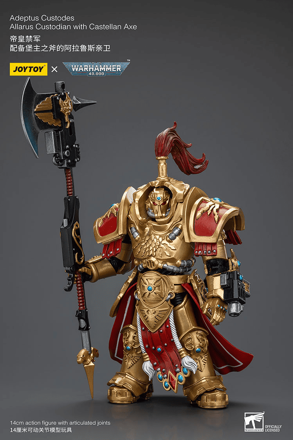 Adeptus Custodes Allarus Custodio con Hacha Castellana 2