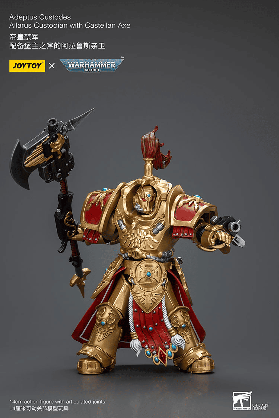 Adeptus Custodes Allarus Custodio con Hacha Castellana 4