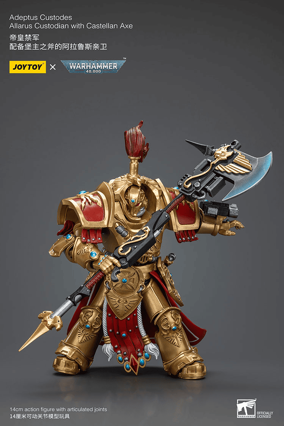 Adeptus Custodes Allarus Custodio con Hacha Castellana 5