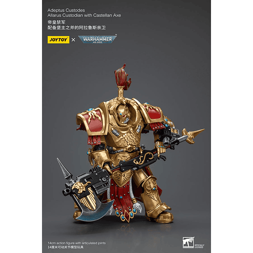 Adeptus Custodes Allarus Custodio con Hacha Castellana 6