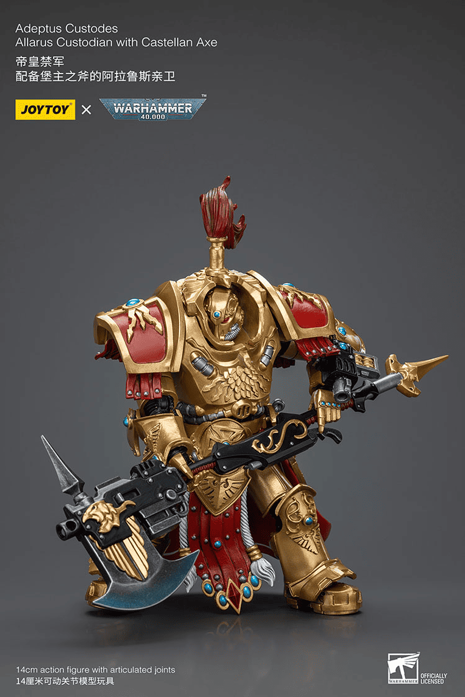 Adeptus Custodes Allarus Custodio con Hacha Castellana 6