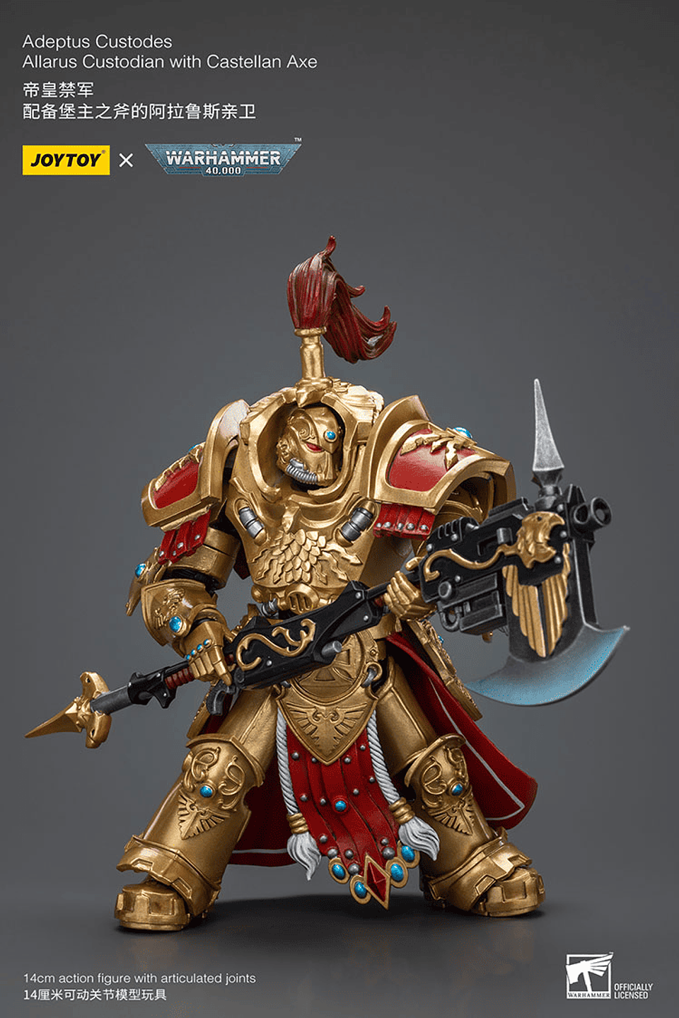 Adeptus Custodes Allarus Custodio con Hacha Castellana 7
