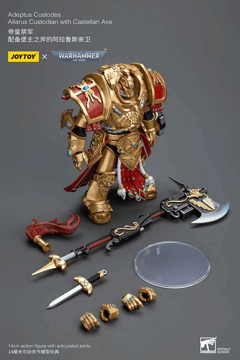 Adeptus Custodes Allarus Custodio con Hacha Castellana 9