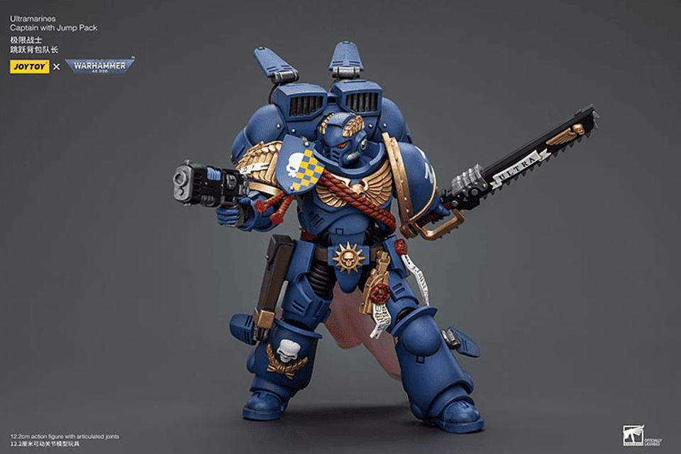 Ultramarines Capitán con Mochila de Salto 4