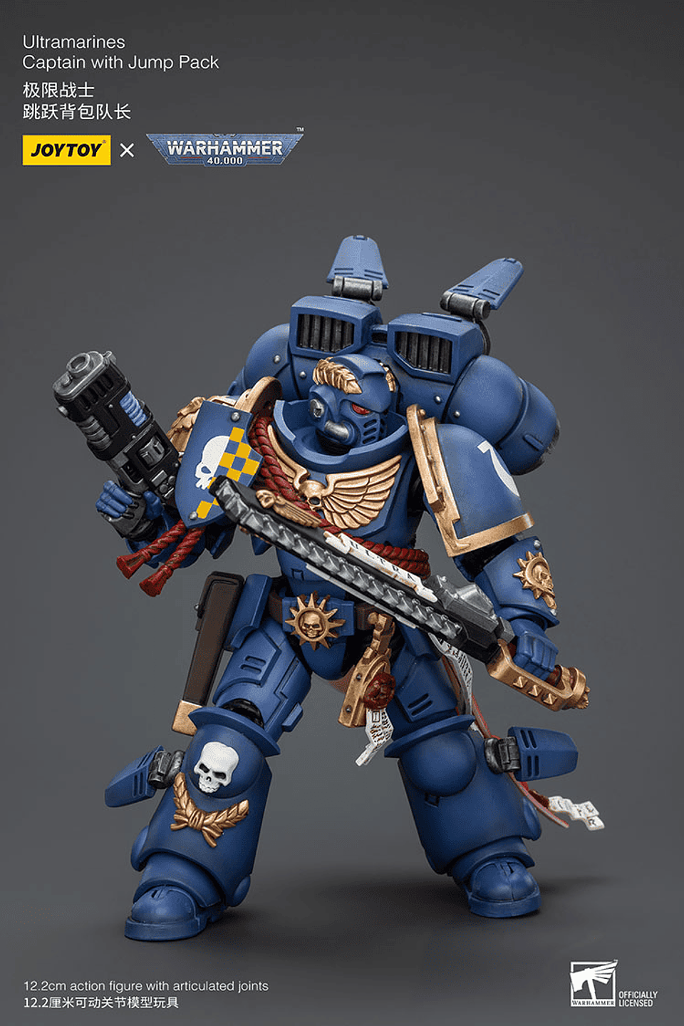 Ultramarines Capitán con Mochila de Salto 5