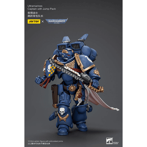 Ultramarines Capitán con Mochila de Salto 6