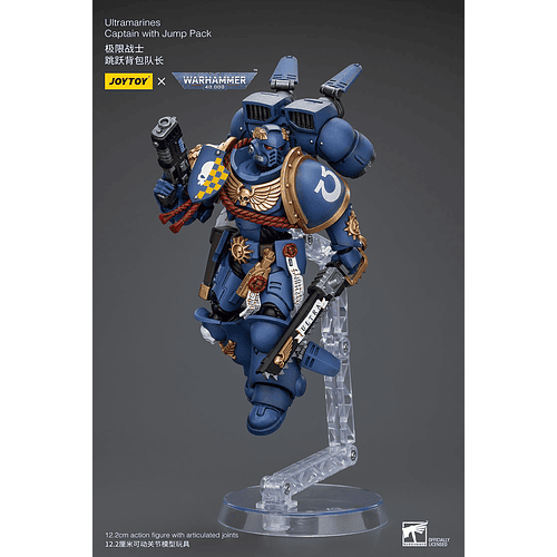 Ultramarines Capitán con Mochila de Salto 8