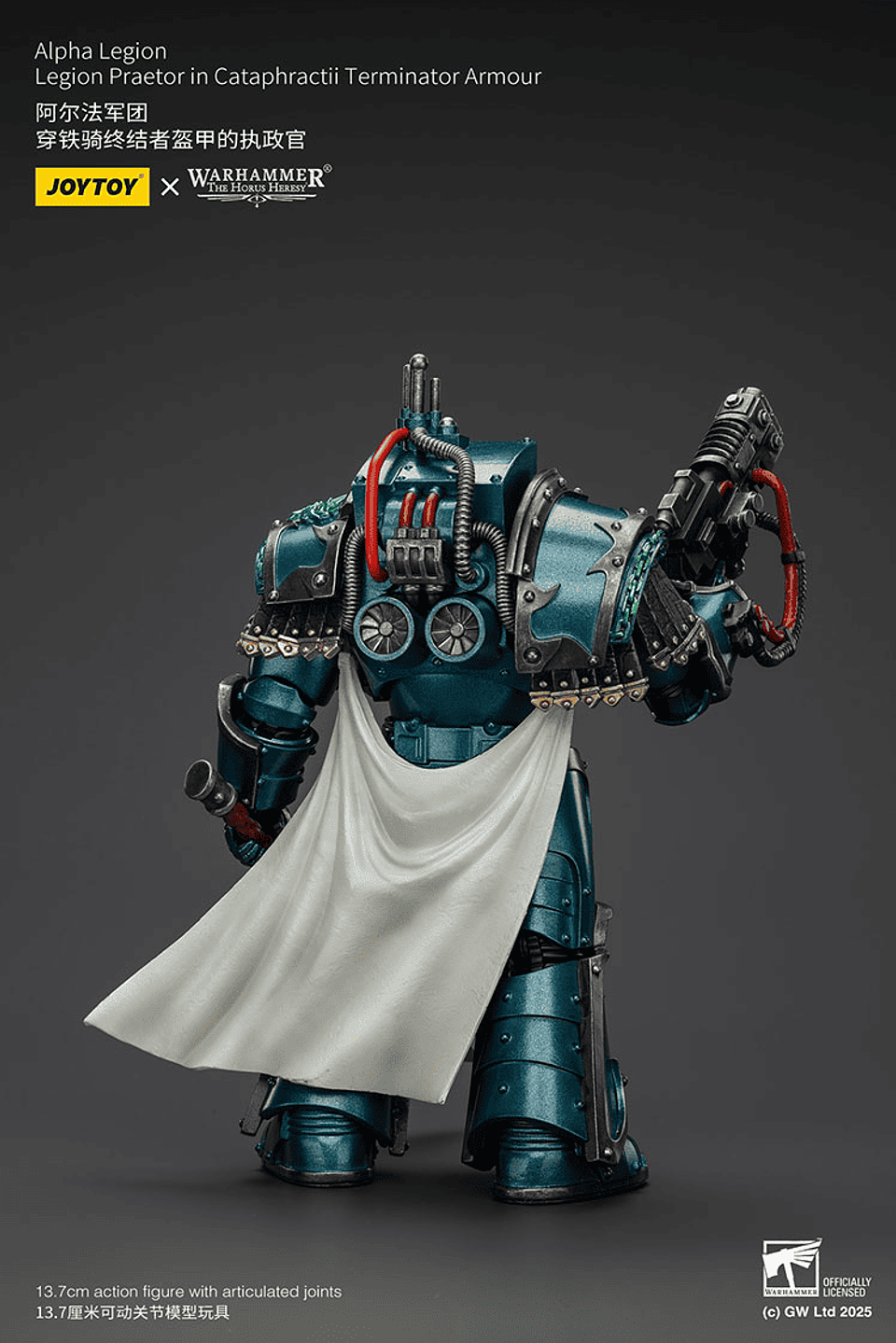 Alpha Legion Pretor con armadura de exterminador Cataphractii 4
