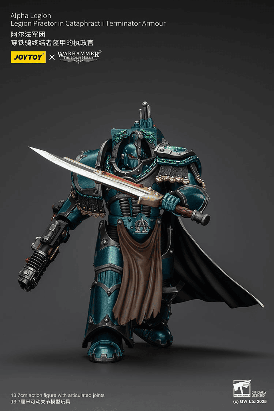 Alpha Legion Pretor con armadura de exterminador Cataphractii 5