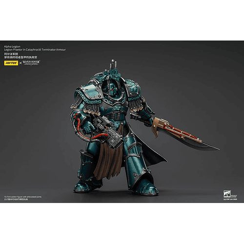 Alpha Legion Pretor con armadura de exterminador Cataphractii 8