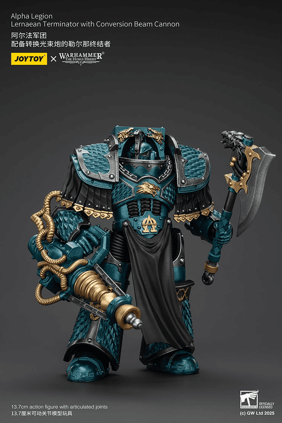 Alpha Legion Exterminador Lernaeo con Cañón de Haz de Conversión 3