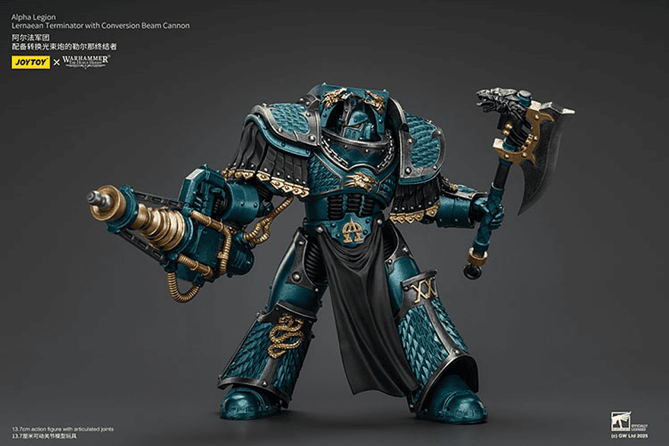 Alpha Legion Exterminador Lernaeo con Cañón de Haz de Conversión 5