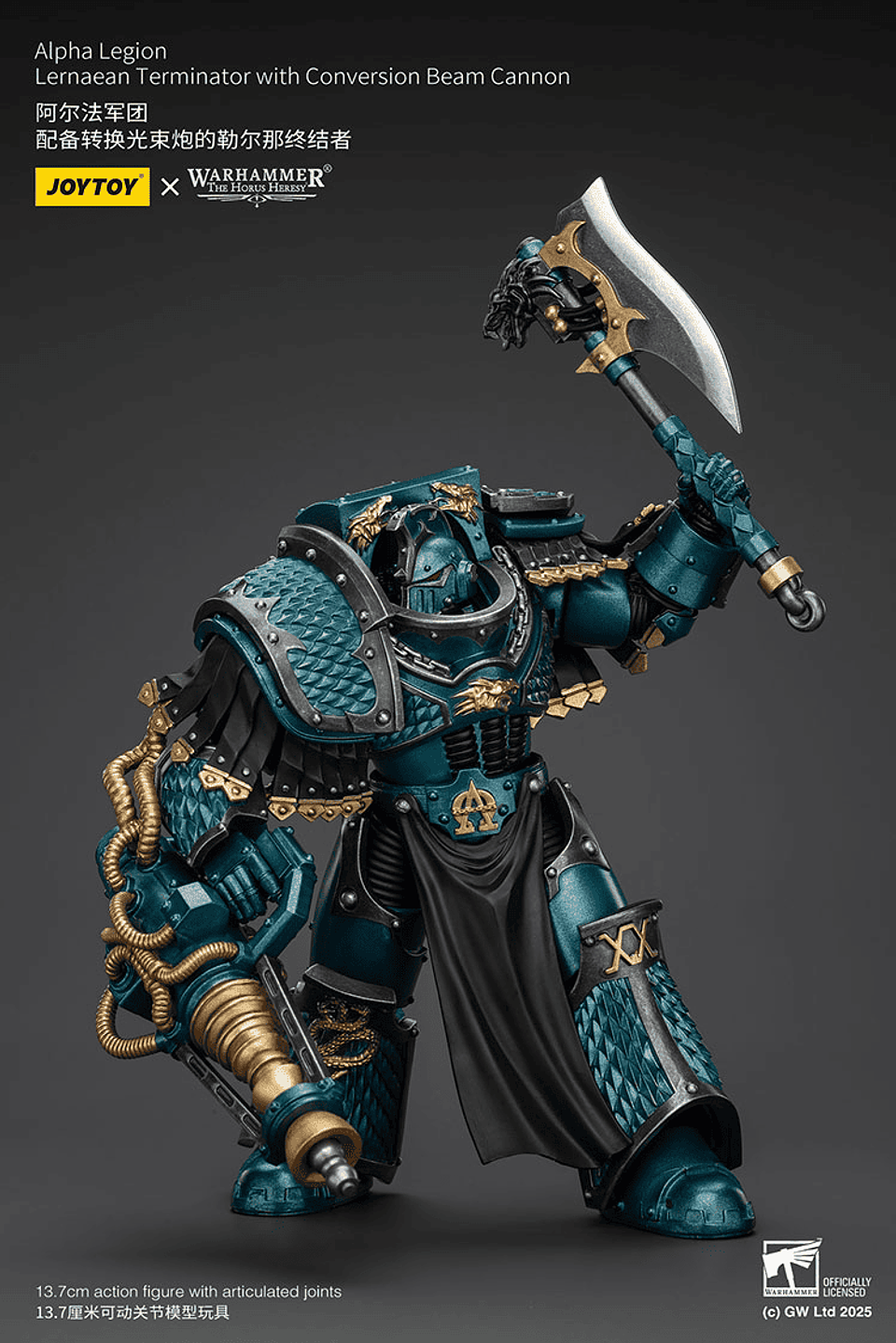Alpha Legion Exterminador Lernaeo con Cañón de Haz de Conversión 7