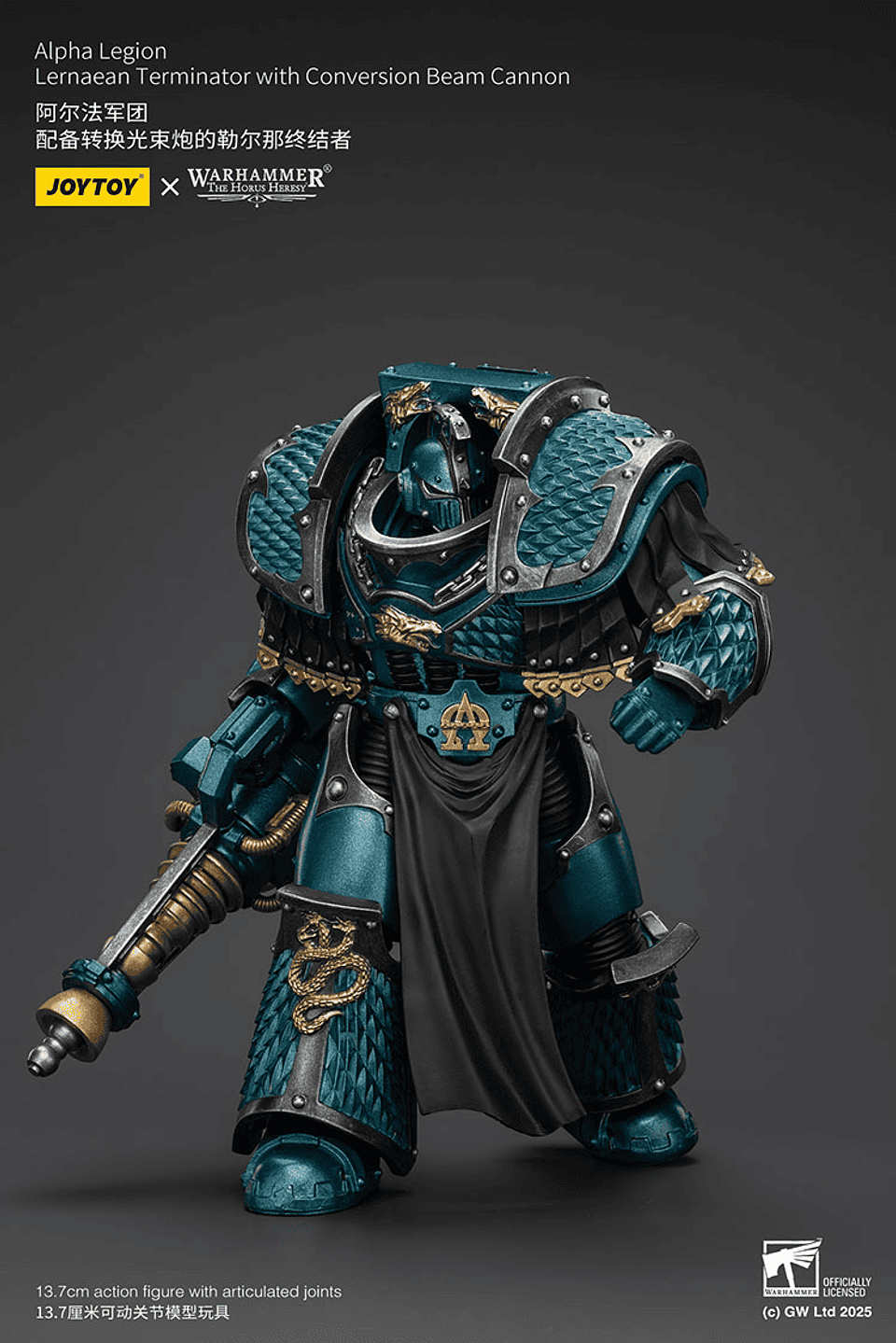 Alpha Legion Exterminador Lernaeo con Cañón de Haz de Conversión 8