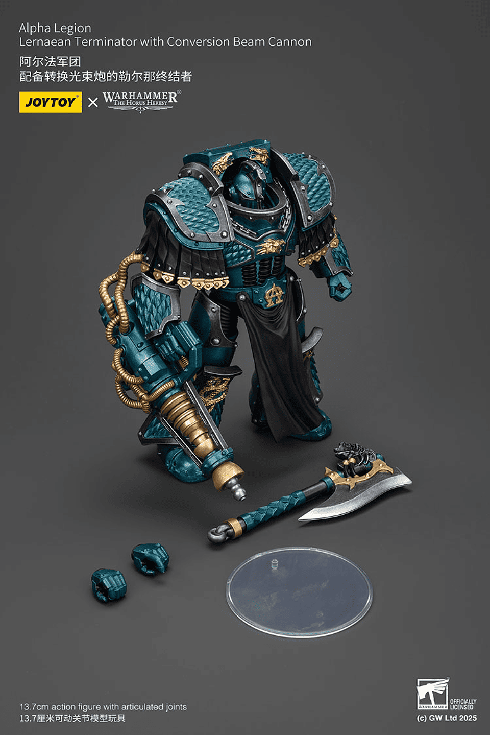 Alpha Legion Exterminador Lernaeo con Cañón de Haz de Conversión 9