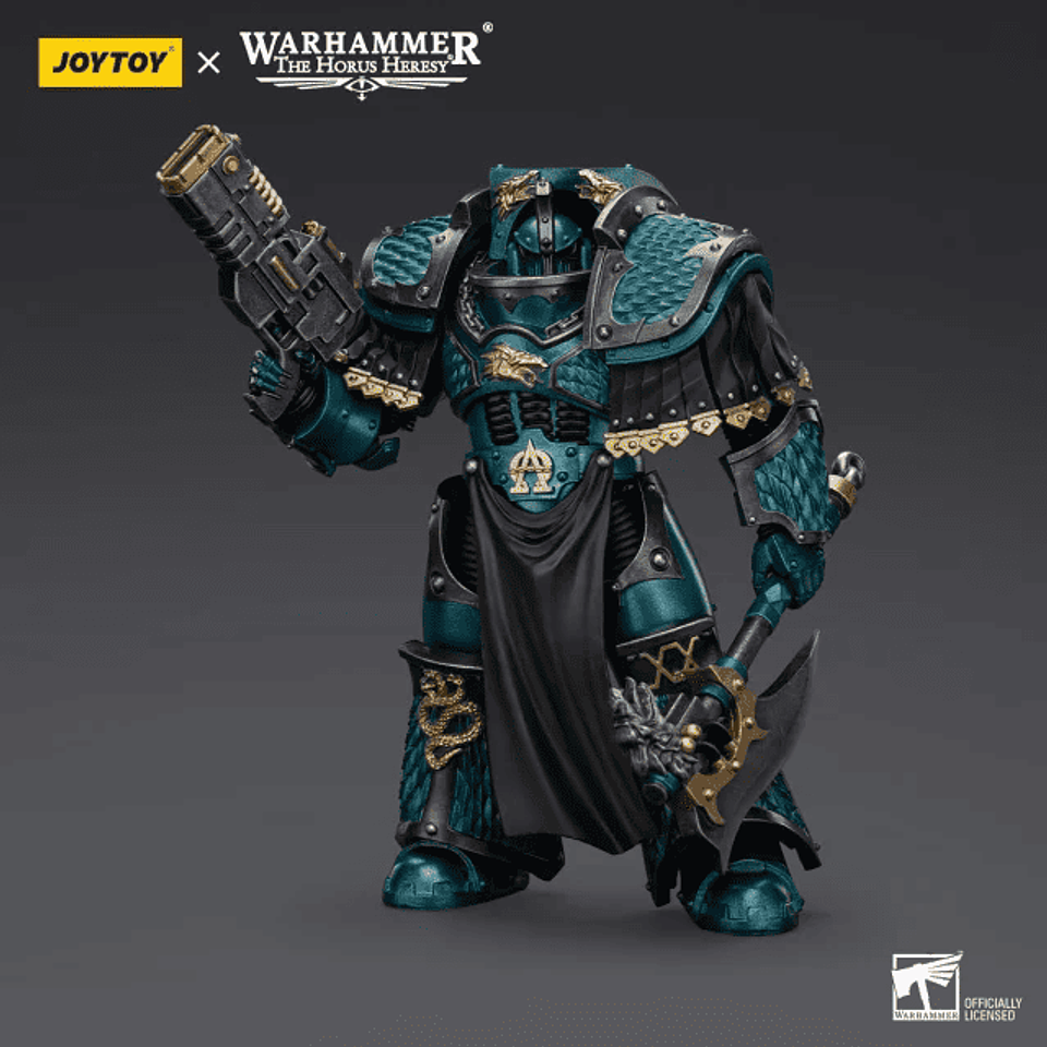 Alpha Legion Exterminador Lernaeo con Cargador Volkite 1