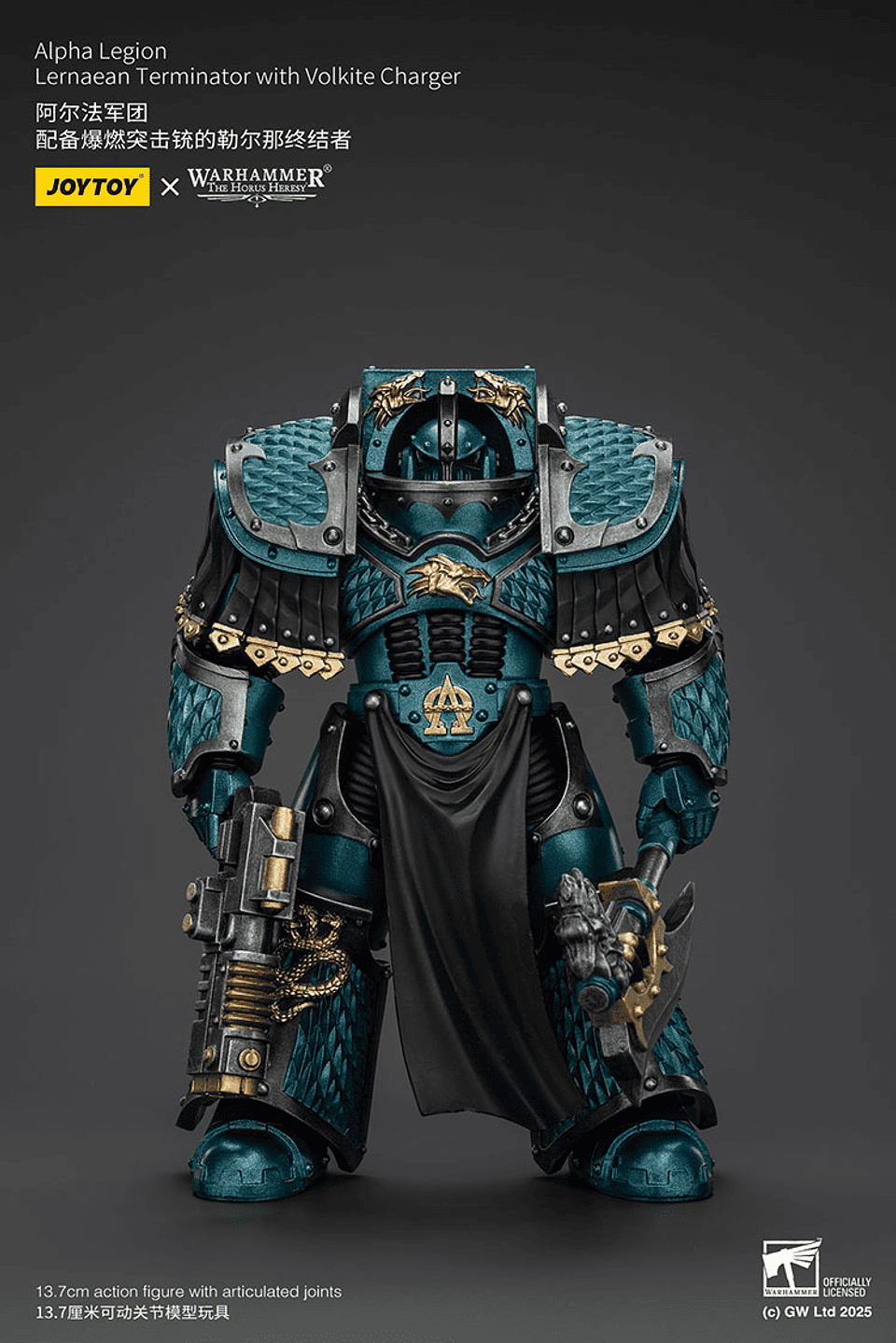 Alpha Legion Exterminador Lernaeo con Cargador Volkite 2