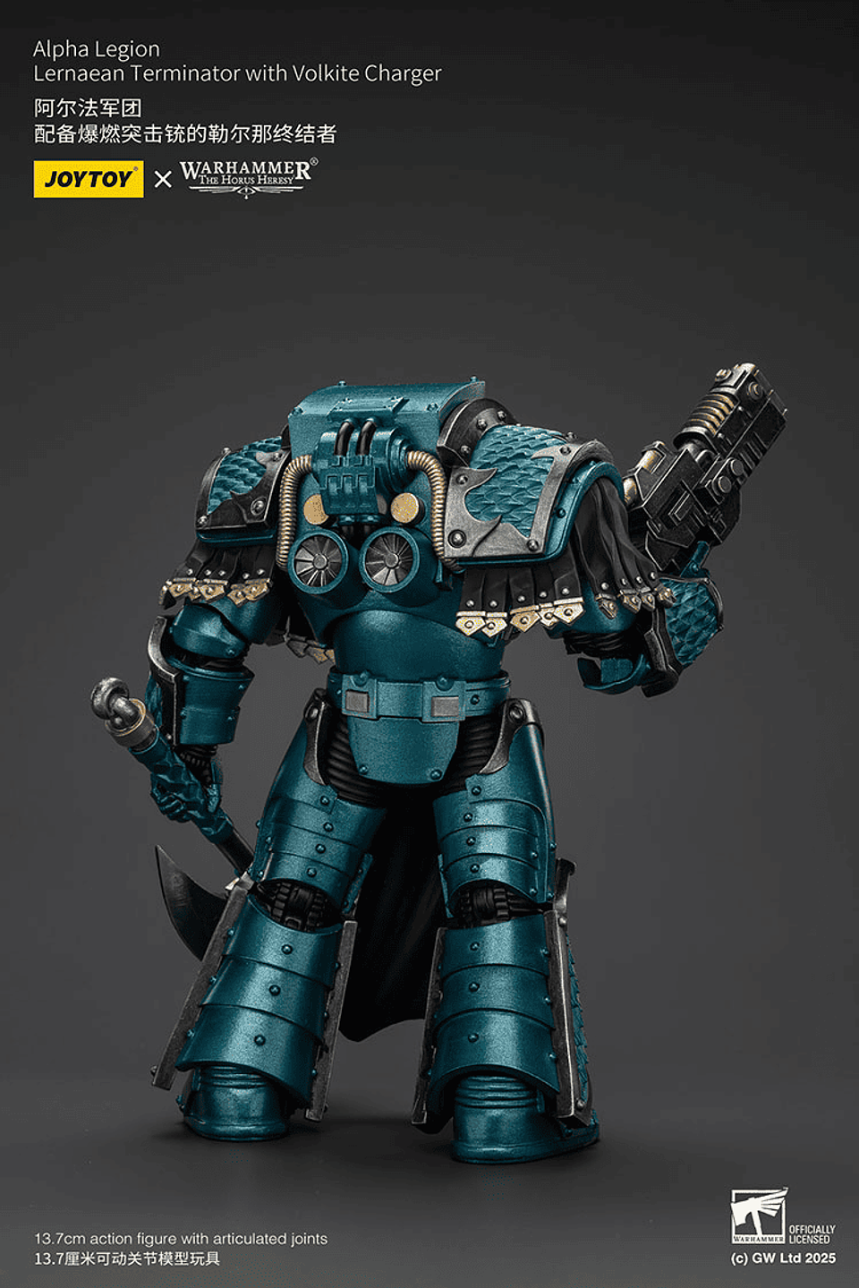 Alpha Legion Exterminador Lernaeo con Cargador Volkite 4