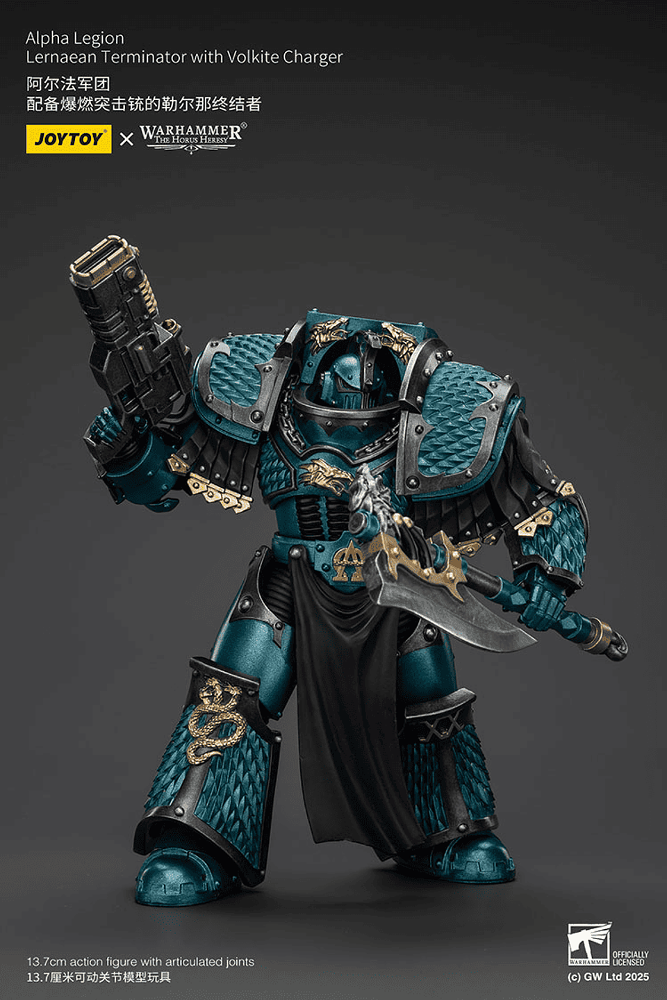 Alpha Legion Exterminador Lernaeo con Cargador Volkite 5