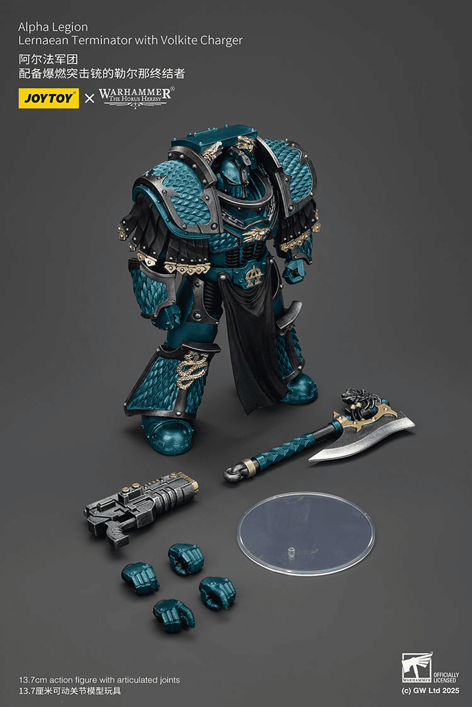 Alpha Legion Exterminador Lernaeo con Cargador Volkite 9